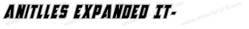 Anitlles Expanded It字体转换